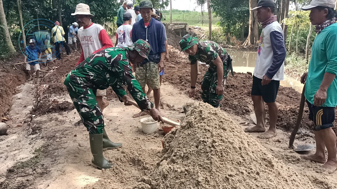 Pembangunan Jembatan Garuda Purwoadi Lampung Tengah Dikebut. - thewasesanews.com