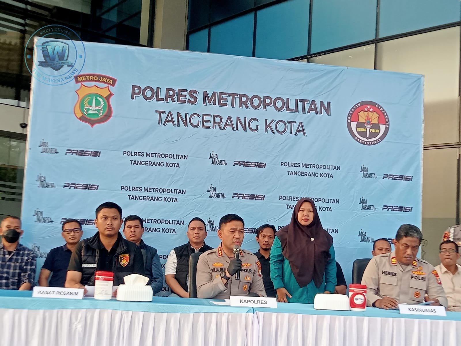 Polres Metro Tangerang Kota Tangkap 36 Pelaku Kriminal dalam Sebulan. - thewasesanews.com