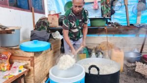 Peran Vital Dapur Umum Sukseskan TMMD 128 Kodim 1801 Manokwari. - thewasesanews.com