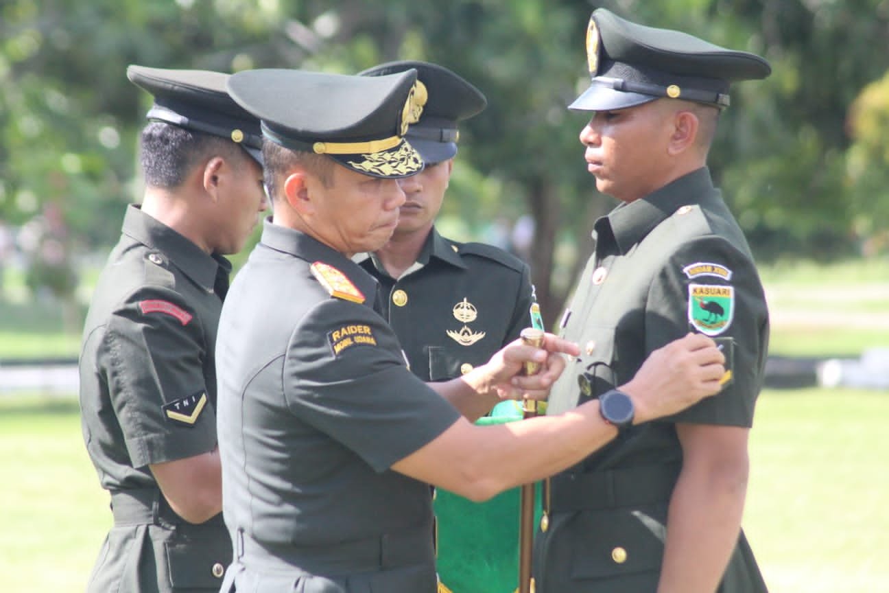 Danrindam XVIII Kasuari Lantik 153 Bintara TNI AD Gelombang II 2026. - thewasesanews.com