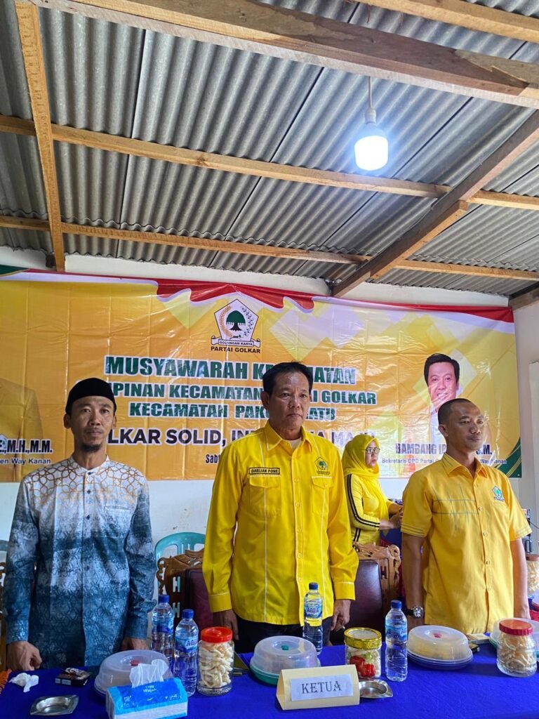 Dr Darlian Pone Buka Muscam Golkar Pakuan Ratu Safrudin Zai Terpilih. - thewasesanews.com