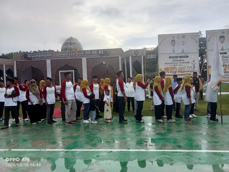Wakil Bupati Ahlan Djumadil Lepas Pawai Taaruf MTQ XI Halmahera Tengah. - thewasesanews.com