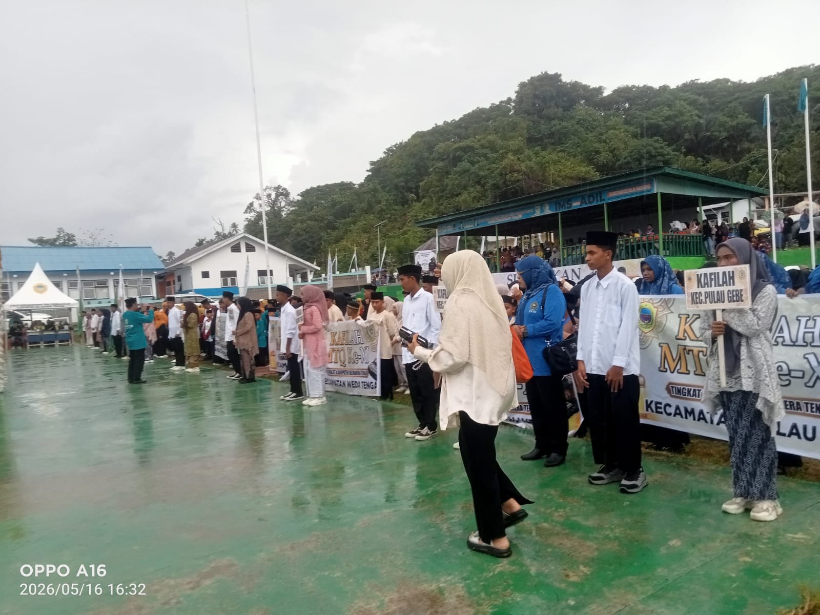 Wakil Bupati Ahlan Djumadil Lepas Pawai Taaruf MTQ XI Halmahera Tengah. - thewasesanews.com