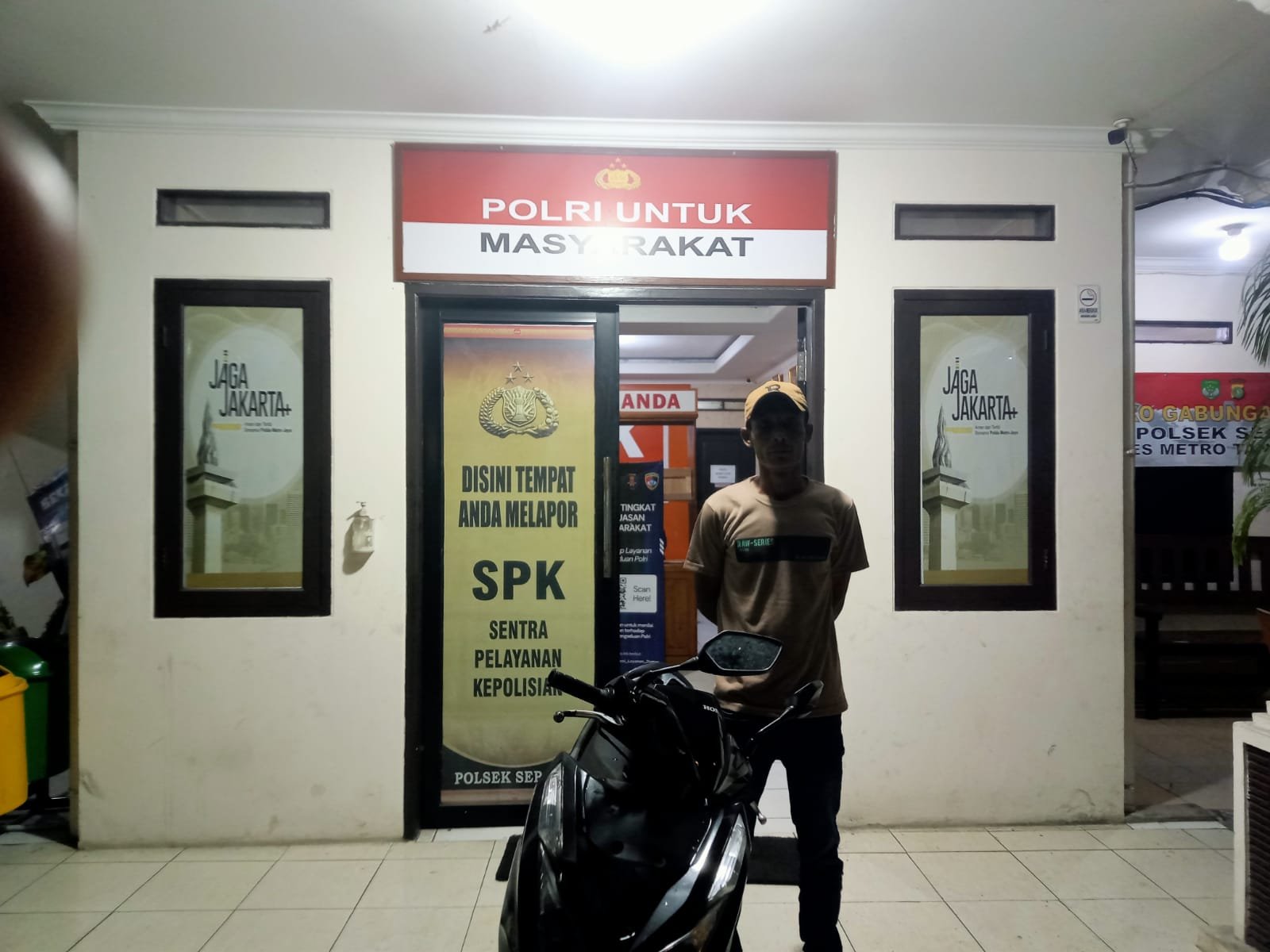 Polsek Sepatan Tangkap Maling Motor Bermodus Pengamen Keliling. - thewasesanews.com