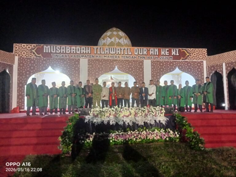 Bupati Ikram Malan Sangadji Buka MTQ Ke-XI Halmahera Tengah di Banemo. - thewasesanews.com