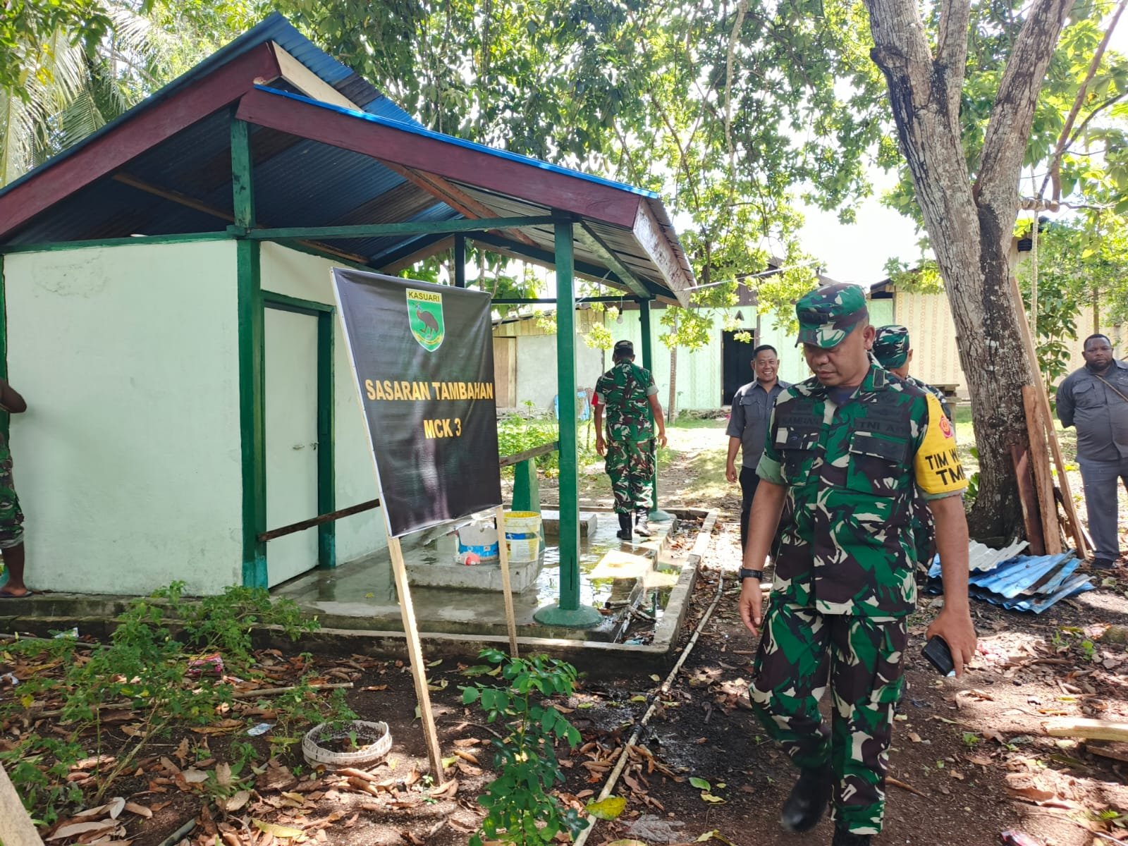 Tim Wasev Itjenad Tinjau Progres TMMD Ke-128 di Manokwari Utara. - thewasesanews.com