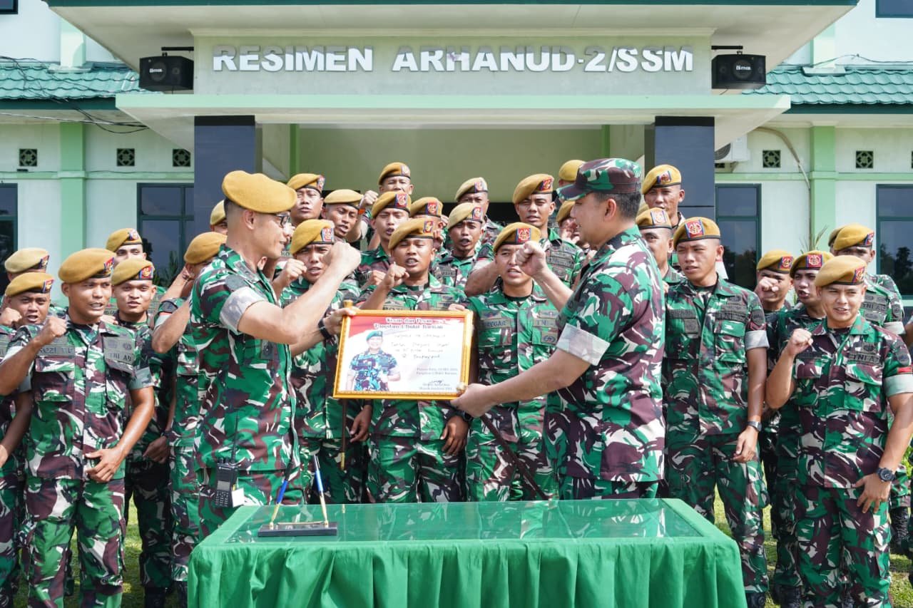 Pangdam I BB Kunjungi Menarhanud 2 SSM Tekankan Profesionalisme Prajurit. - thewasesanews.com