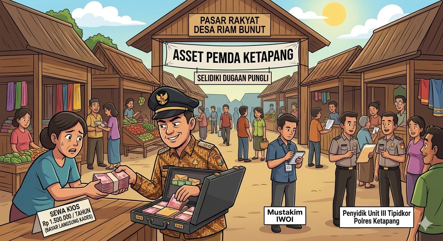 Polres Ketapang Resmi Selidiki Kasus Dugaan Korupsi Kades Riam Bunut. - thewasesanews.com