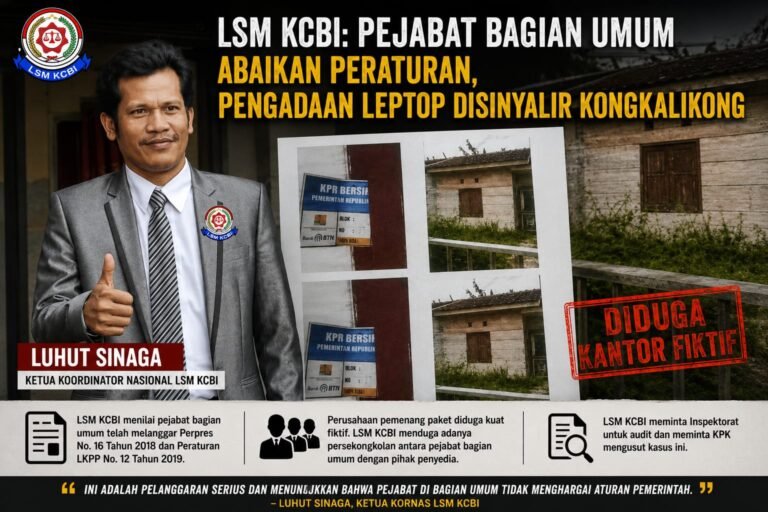 KCBI Endus Dugaan Korupsi Pengadaan Laptop di Sekretariat Pemkab Bekasi. - thewasesanews.com