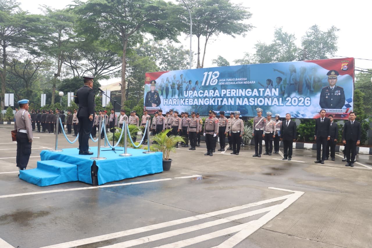 Polresta Tangerang Gelar Upacara Hari Kebangkitan Nasional ke-118. - thewasesanews.com