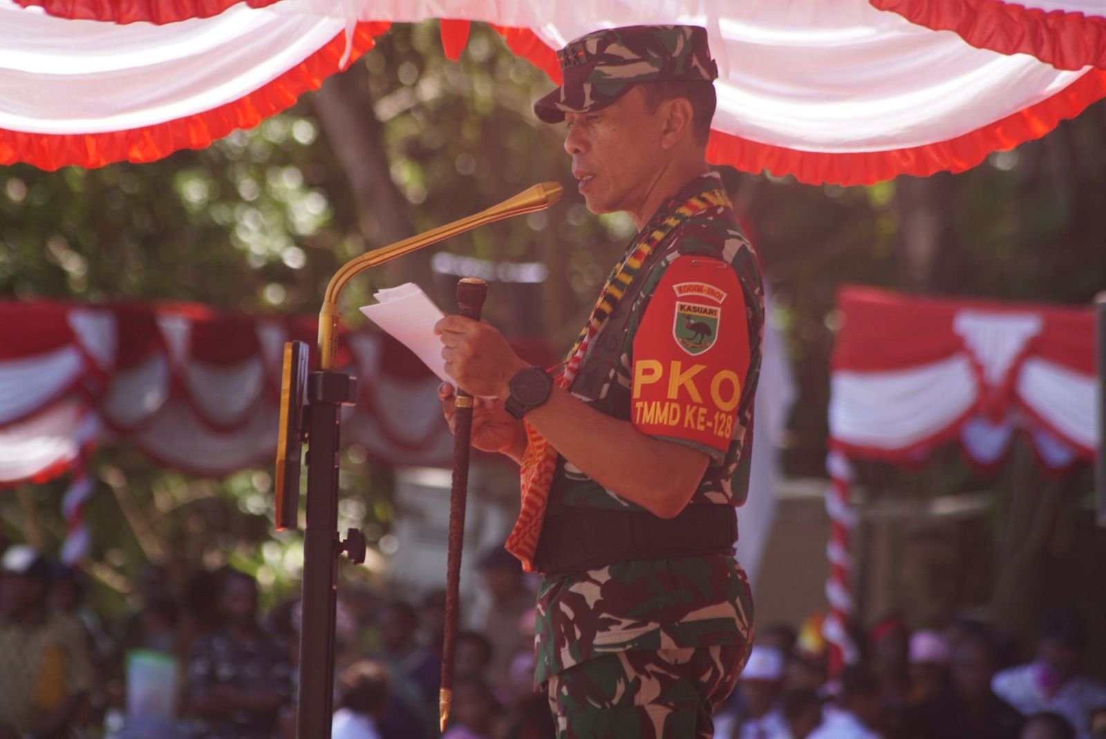 TMMD ke-128 Kodim 1801 Manokwari Resmi Ditutup Pangdam Kasuari. - thewasesanews.com