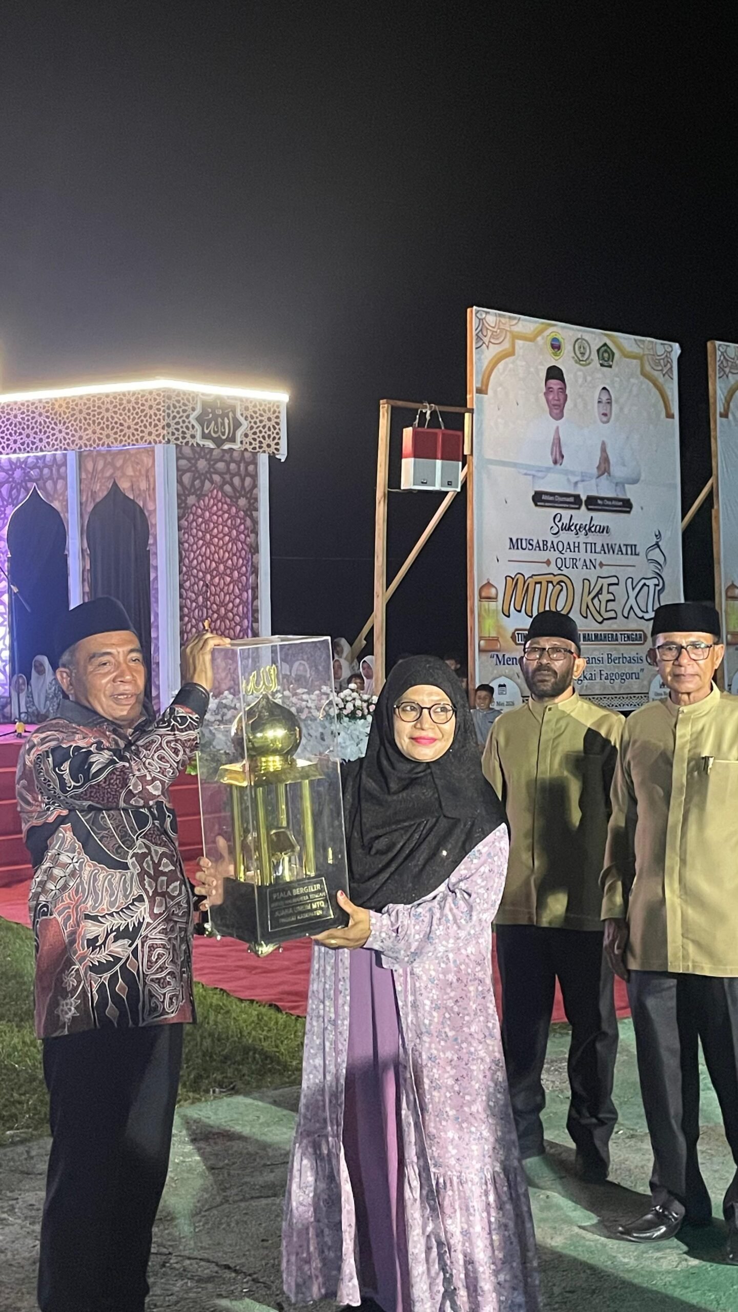 Kecamatan Weda Raih Juara Umum 1 MTQ ke-XI Kabupaten Halmahera Tengah. - thewasesanews.com