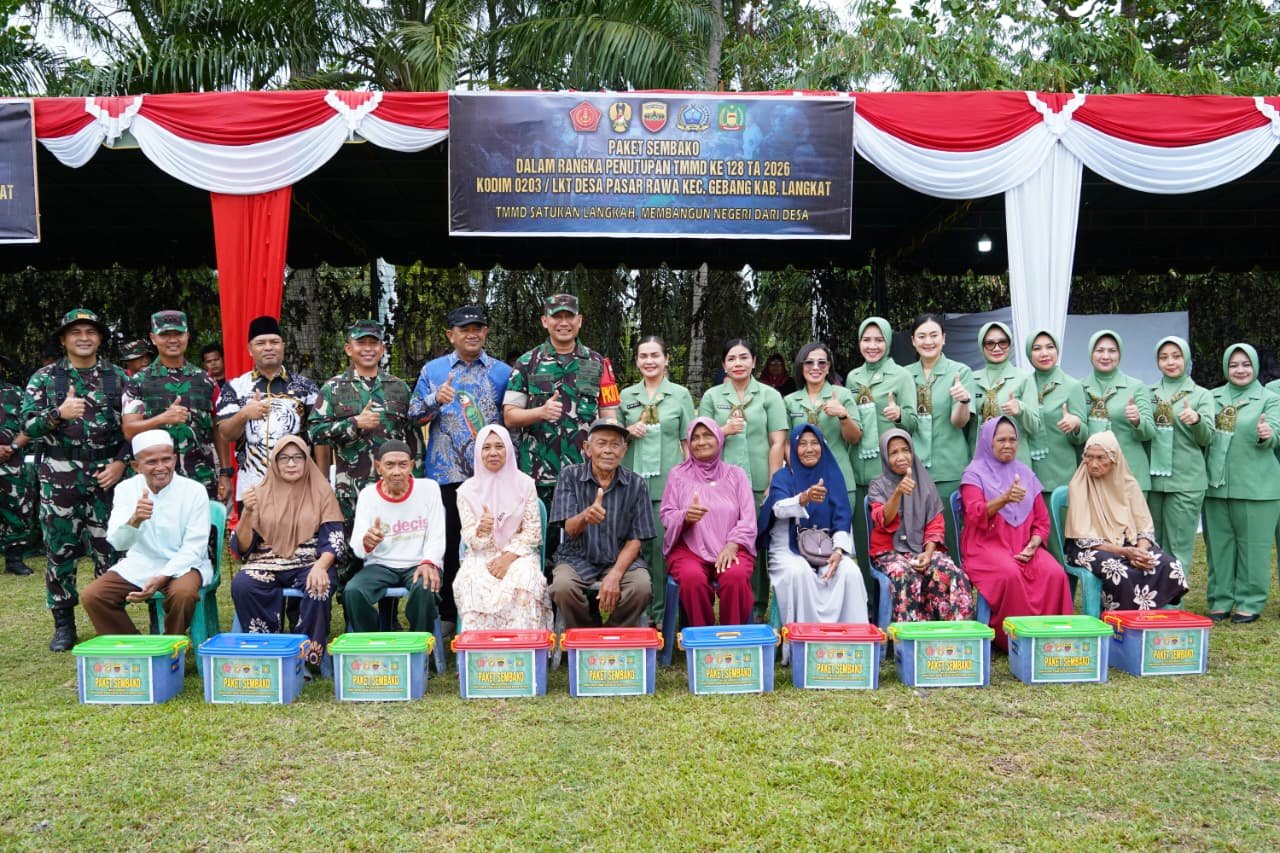 Pangdam I/BB Resmi Tutup TMMD Ke-128 di Kabupaten Langkat. - thewasesanews.com