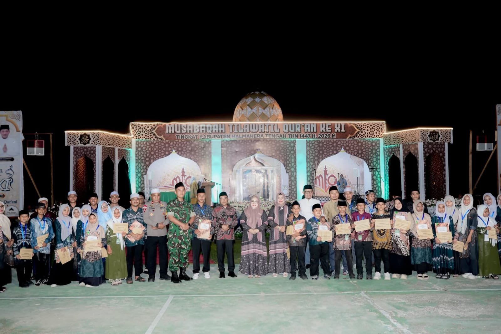Wakil Bupati Ahlan Djumadil Resmi Tutup MTQ ke-XI Halmahera Tengah. - thewasesanews.com