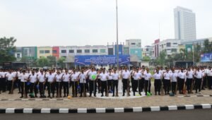 Kapolres Tangerang Kota Pimpin Apel Jaga Jakarta Bersih dan Asri. - thewasesanews.com