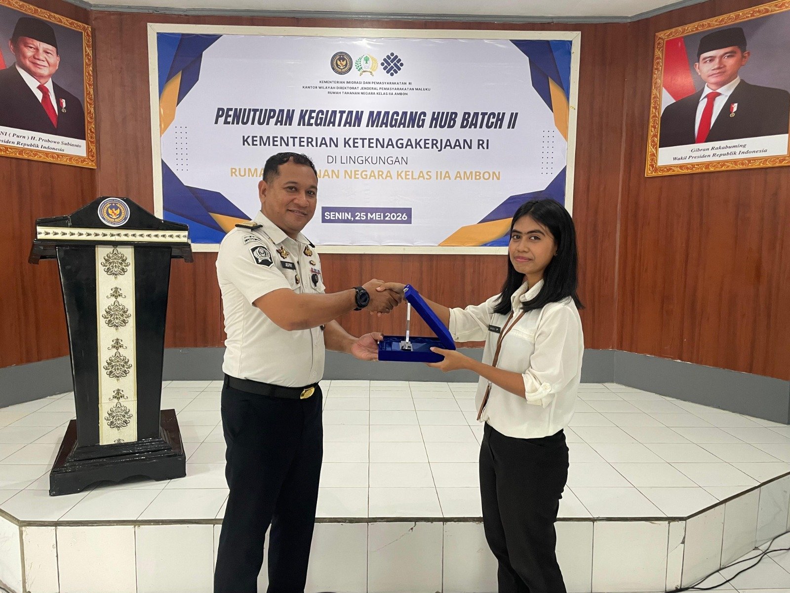 Rutan Ambon Resmi Tutup Program Magang HUB Batch II Dengan Apresiasi. - thewasesanews.com