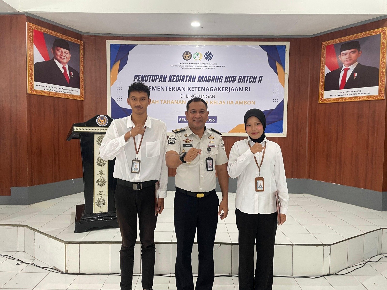 Rutan Ambon Resmi Tutup Program Magang HUB Batch II Dengan Apresiasi. - thewasesanews.com