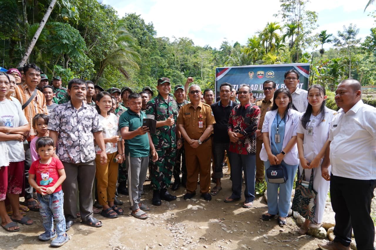 Pangdam I/BB Tinjau Pembangunan Jembatan Perintis Sungai Hou di Nias. - thewasesanews.com