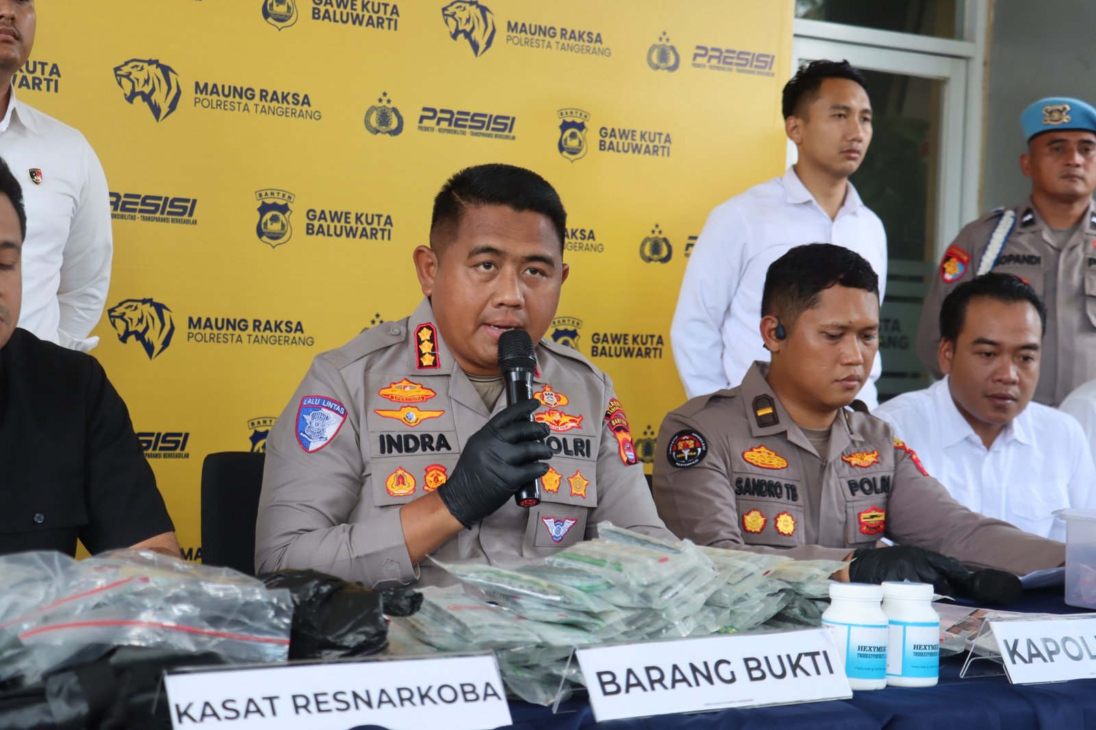 Polresta Tangerang Bongkar Jaringan Obat Keras Sita Ribuan Tramadol Hexymer. - thewasesanews.com