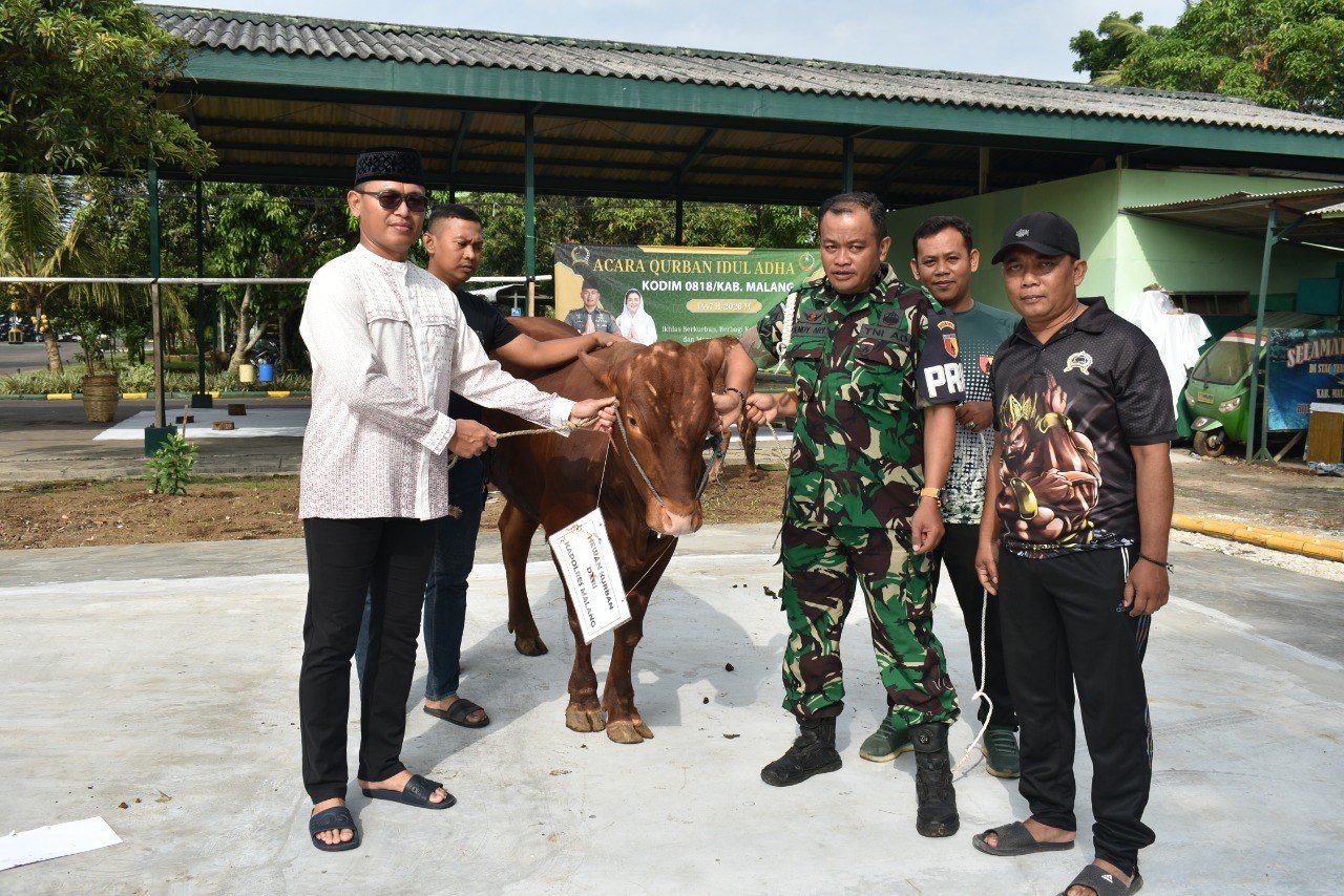 Kodim 0818 Malang Batu Gelar Penyembelihan Hewan Kurban Idul Adha 1447 H. - thewasesanews.com