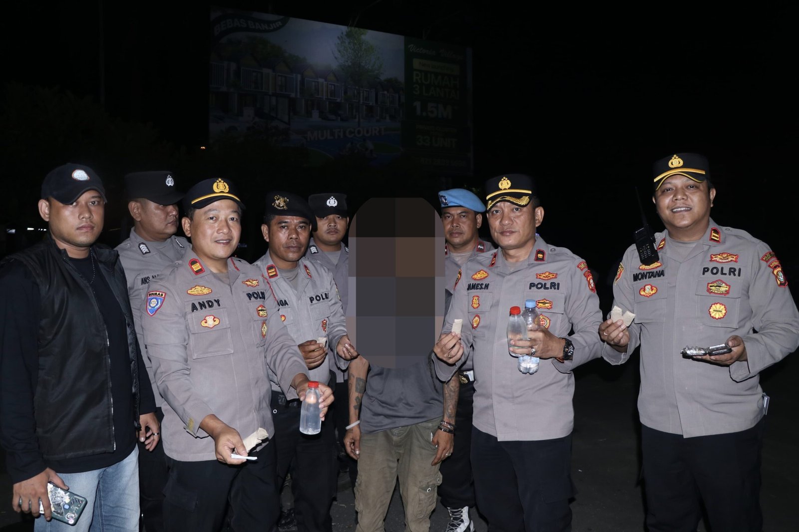 Polres Metro Tangerang Kota Tangkap Pengedar Ganja Saat Razia Cipkon. - thewasesanews.com