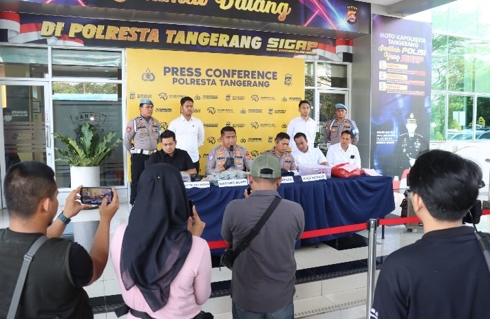 Polresta Tangerang Bongkar Sindikat Narkoba Sita 3,5 Kilogram Tembakau Sintetis. - thewasesanews.com