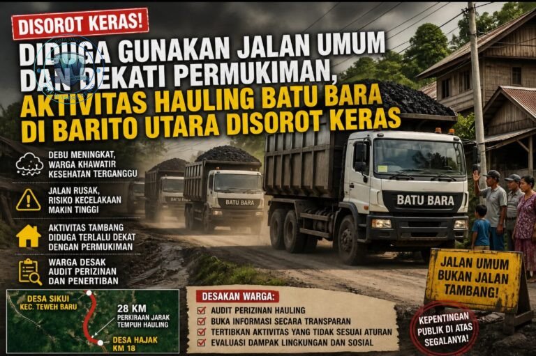 Aktivitas Hauling Batu Bara Barito Utara Diduga Tabrak Aturan. - thewasesanews.com