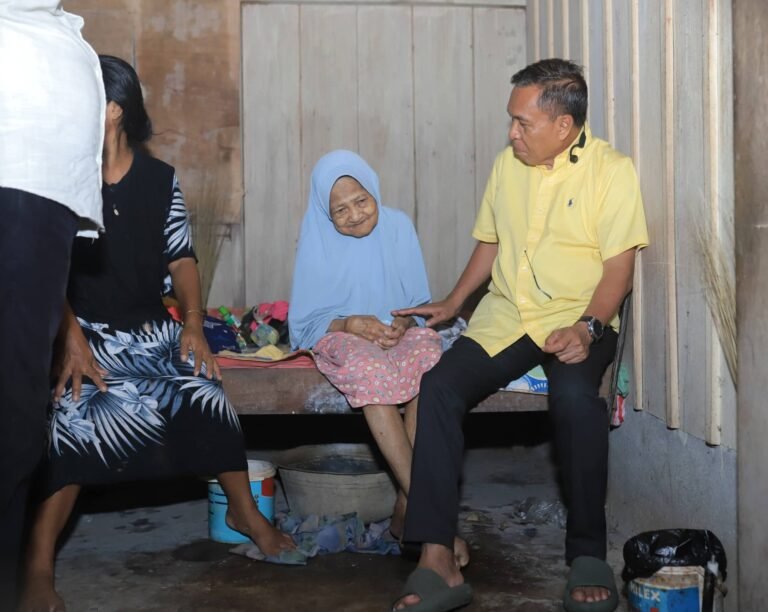 Bupati Ikram Malan Sangadji Kunjungi Lansia Kurang Mampu di Patani Barat. - thewasesanews.com
