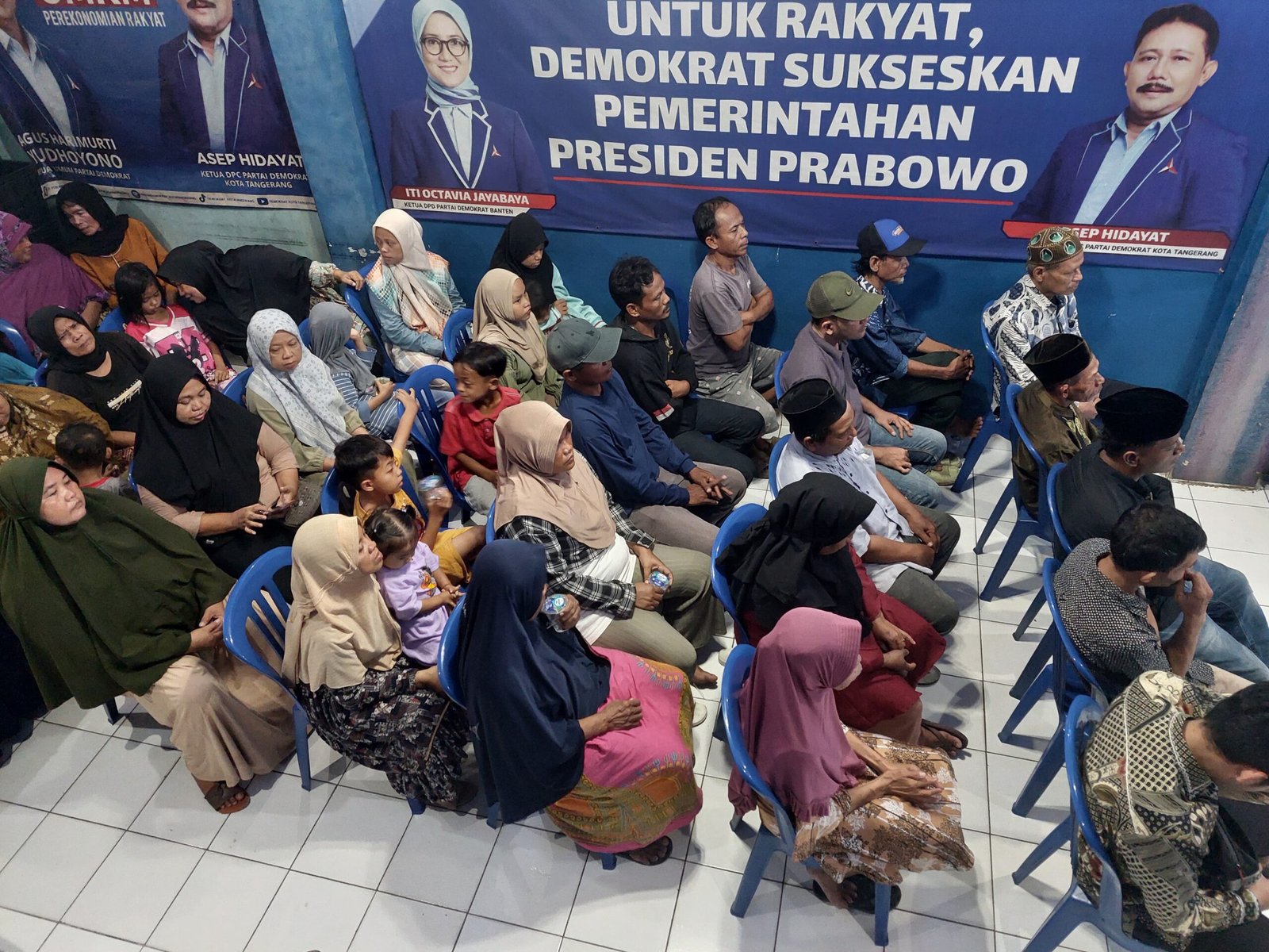 DPC Partai Demokrat Kota Tangerang Silaturahmi Bersama Warga. - thewasesanews.com