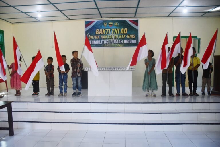 Karya Bakti TNI Rampungkan Rehab Gereja Agape di Nias Utara. - thewasesanews.com