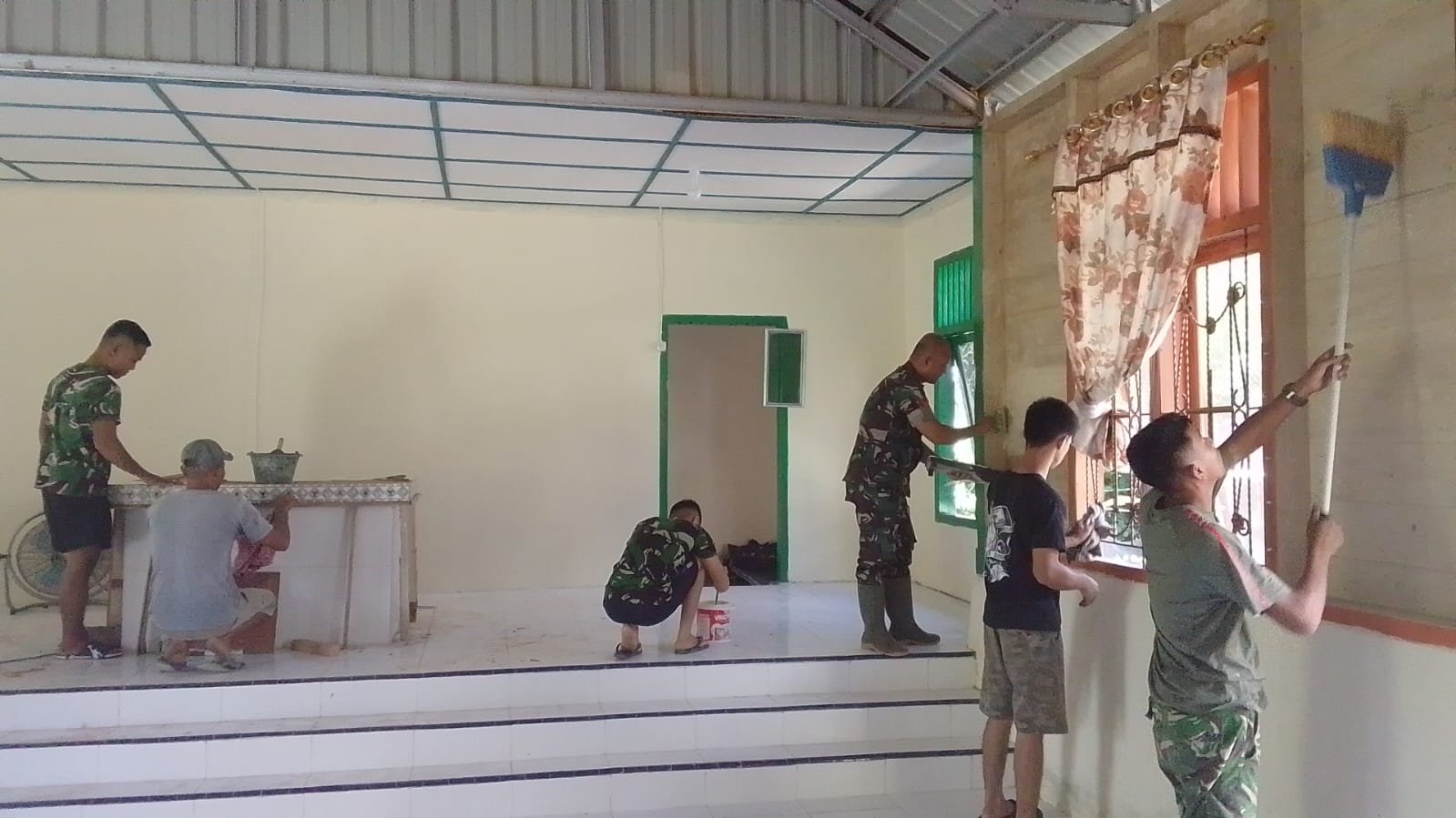 Karya Bakti TNI Rampungkan Rehab Gereja Agape di Nias Utara. - thewasesanews.com