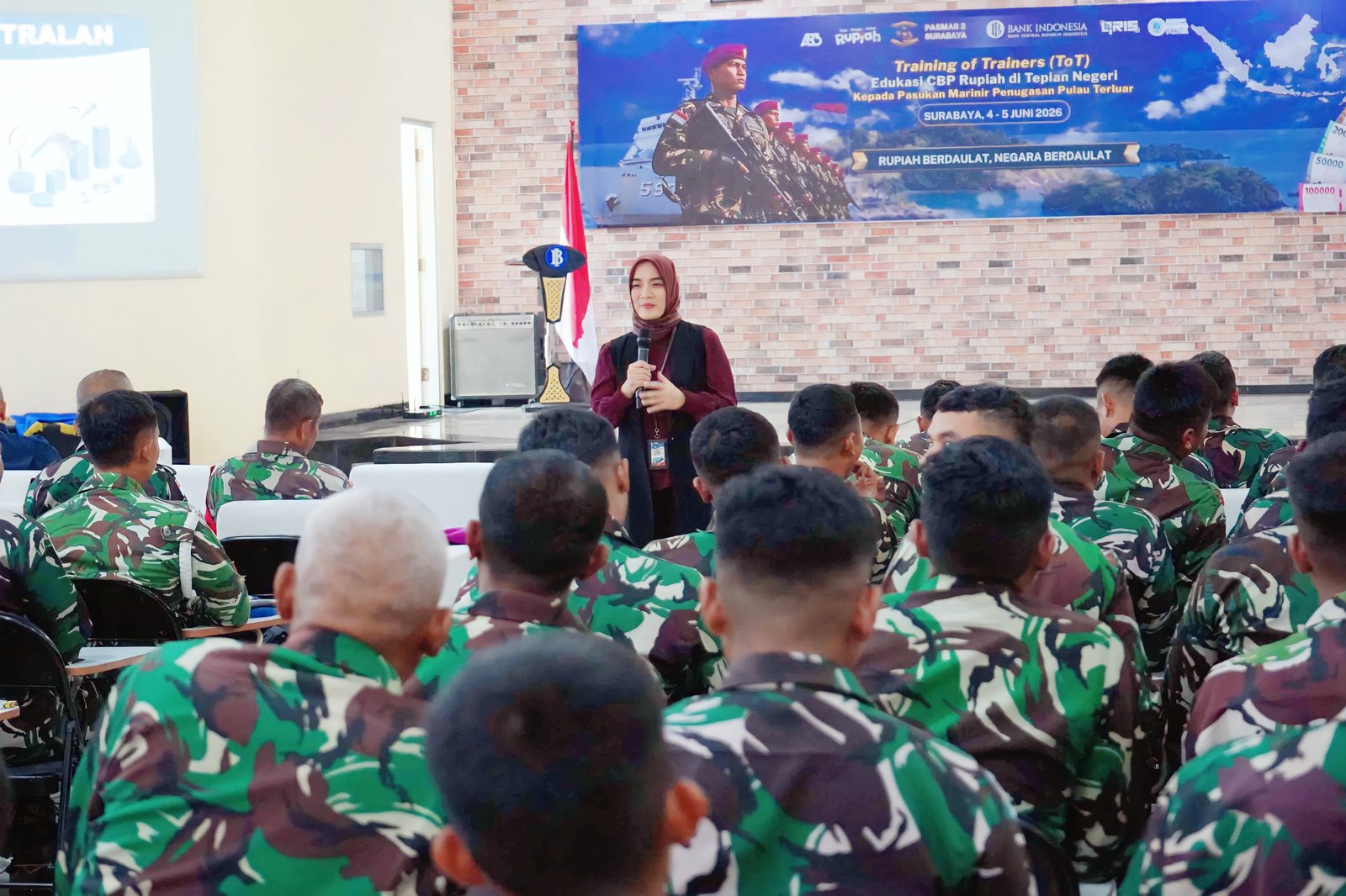 BI Jatim dan Pasmar 2 Gelar ToT Edukasi Rupiah Satgas Pulau Terluar. - thewasesanews.com