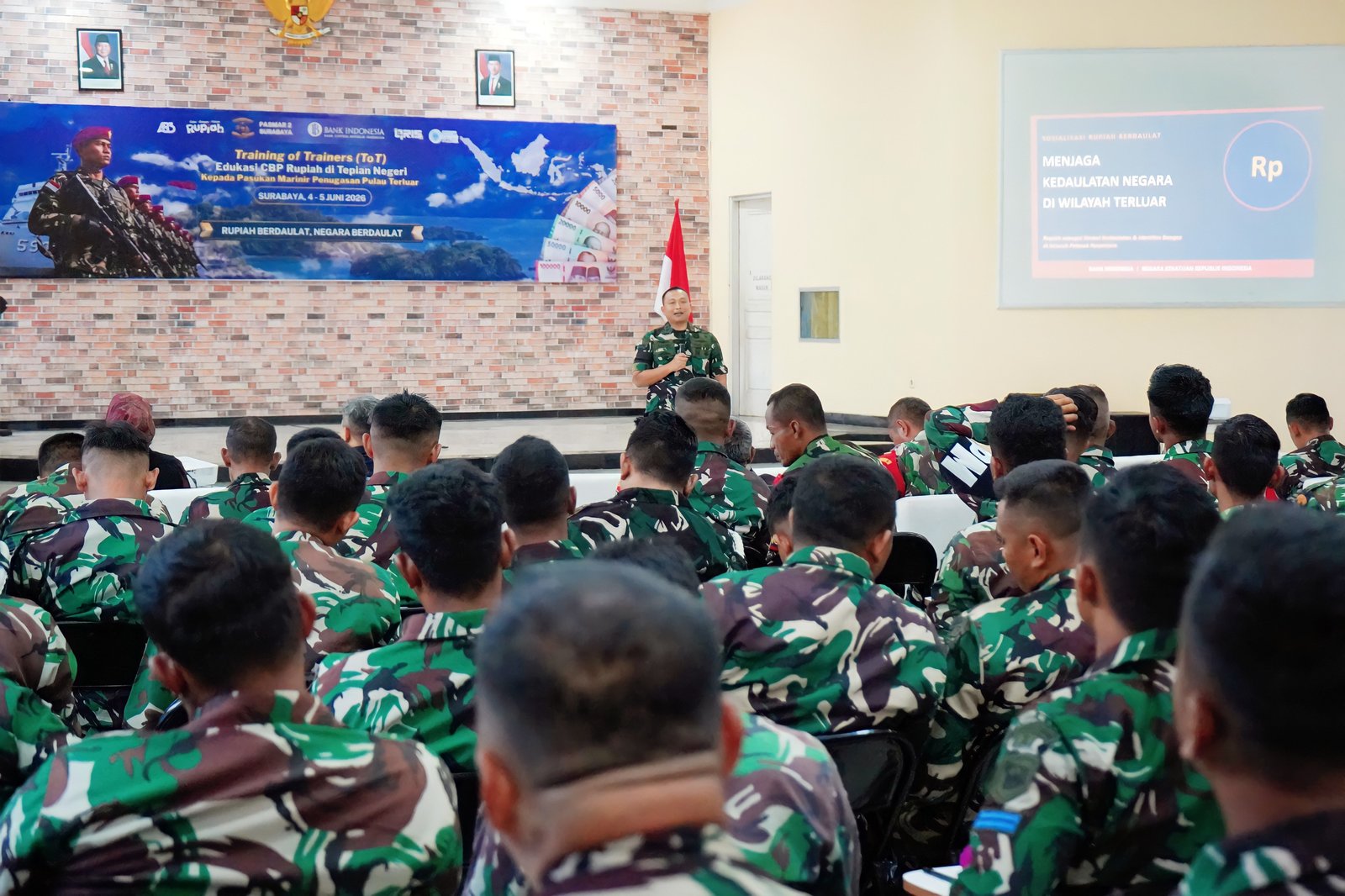 BI Jatim dan Pasmar 2 Gelar ToT Edukasi Rupiah Satgas Pulau Terluar. - thewasesanews.com
