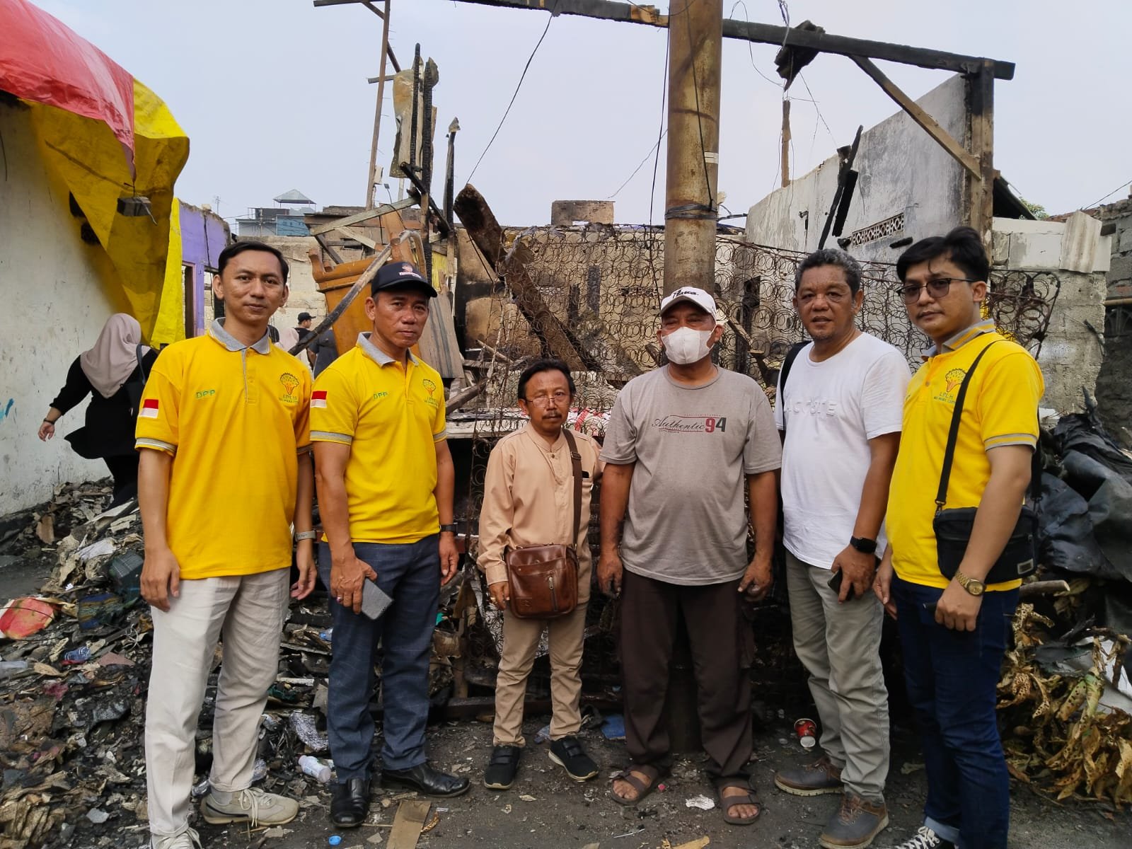DPD LPLH Nata Buana Lestari Salurkan Bantuan Kebakaran Kemayoran. - thewasesanews.com