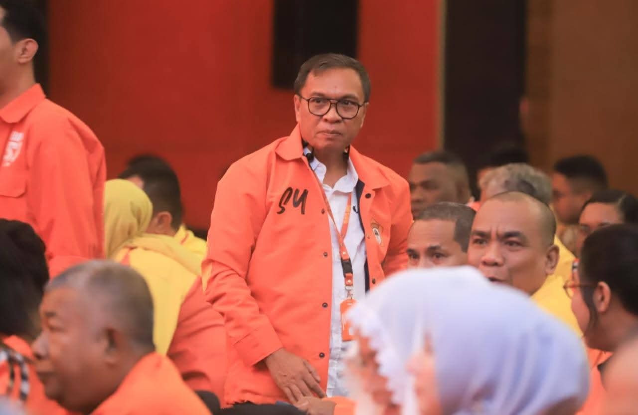 Ketua DPK Kosgoro Maluku Utara Ikram Malan Sangadji Hadiri Mubes V Kosgoro. - thewasesanews.com