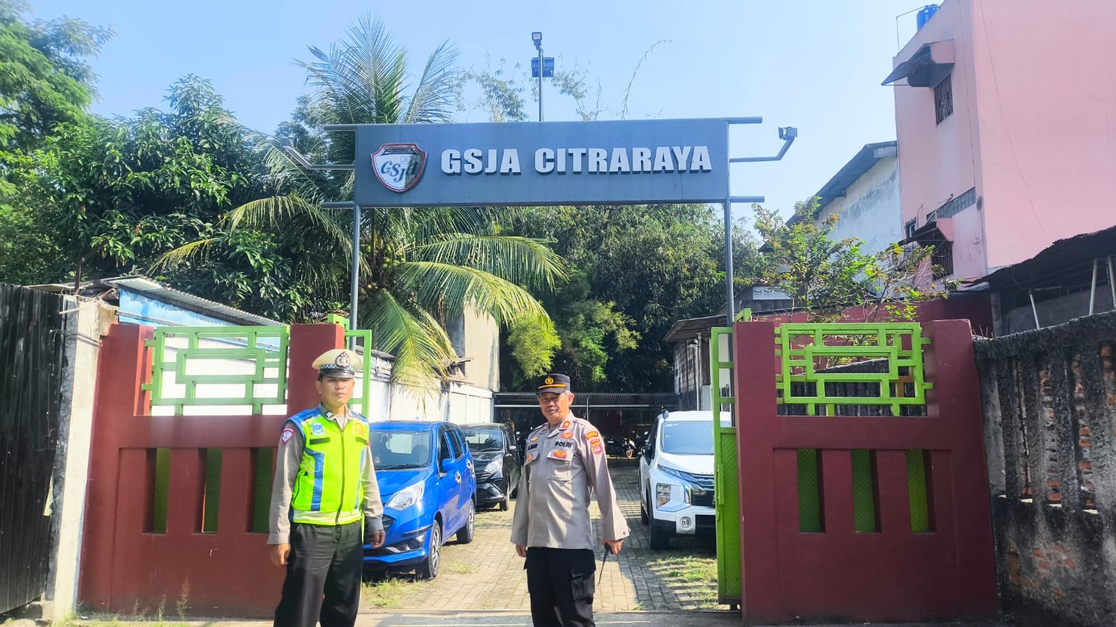 Polsek Cikupa Laksanakan Pengamanan Ibadah Minggu Kasih. - thewasesanews.com