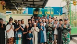 Satgas Yonif 123/Rajawali Bangun Sumur Bor di Mesjid Nurul Falah Kepi. - thewasesanews.com