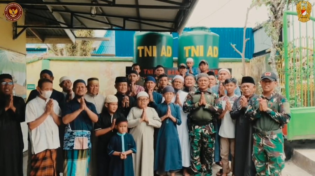 Satgas Yonif 123/Rajawali Bangun Sumur Bor di Mesjid Nurul Falah Kepi. - thewasesanews.com