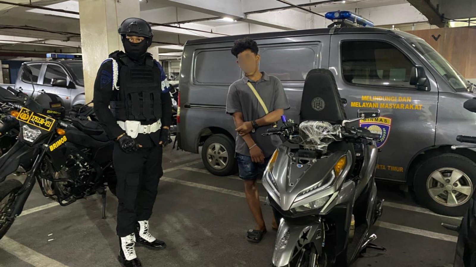 Patroli Brimob Dan Perintis Cegah Balap Liar di Jaktim - thewasesanews.com