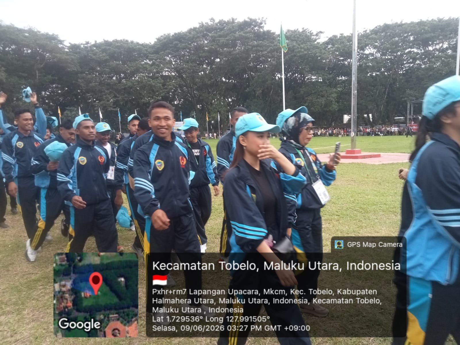Wabup Ahlan Djumadil Lepas Kontingen Halteng di Porprov V Malut. - thewasesanews.com