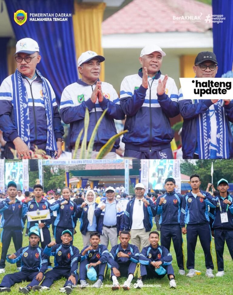 Kontingen Halmahera Tengah Siap Juara di Porprov V Maluku Utara. - thewasesanews.com