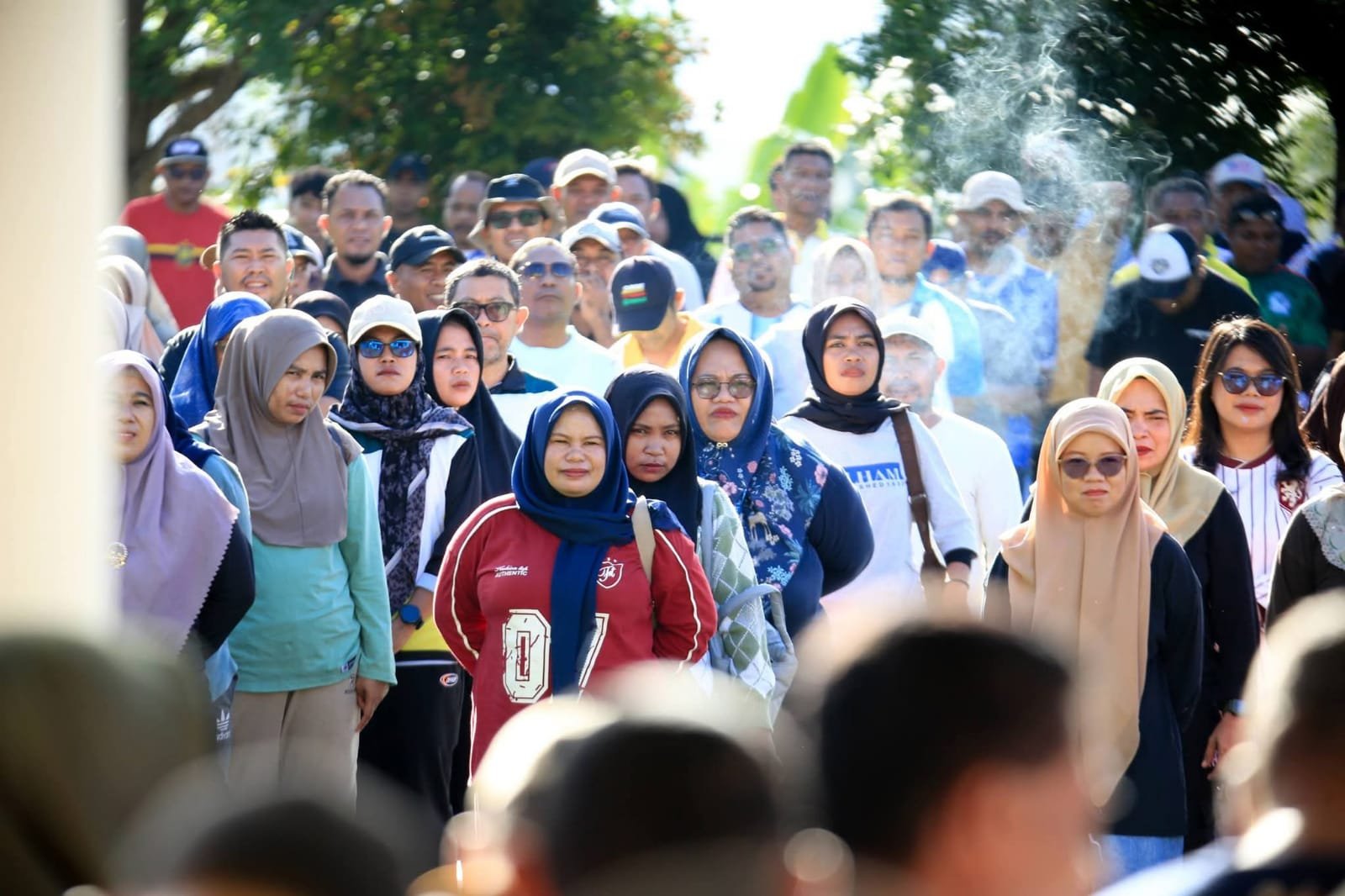 Sekda Pimpin Apel Pagi Pemkab Halmahera Tengah Hadapi Evaluasi Kurvei. - thewasesanews.com