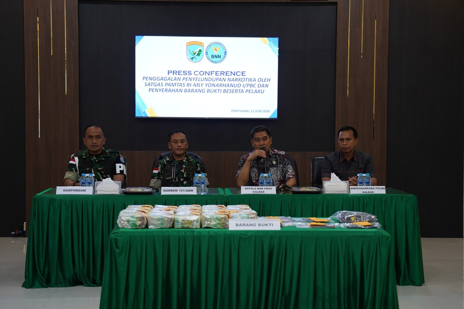 Kodam XII/Tpr Gagalkan Penyelundupan 21,4 Kg Sabu Asal Malaysia. - thewasesanews.com
