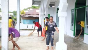 Polsek Patani Gelar Bakti Religi di Masjid Nurul Hidayah. - thewasesanews.com
