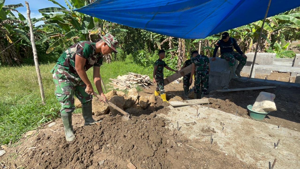 Pembangunan Jembatan Gantung Sungai Sowu di Gunungsitoli Tembus 50,5 Persen. - thewasesanews.com