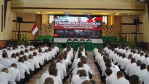 Kodam XVIII/Kasuari Umumkan Hasil Seleksi Caba PK TNI AD Gelombang II. - thewasesanews.com