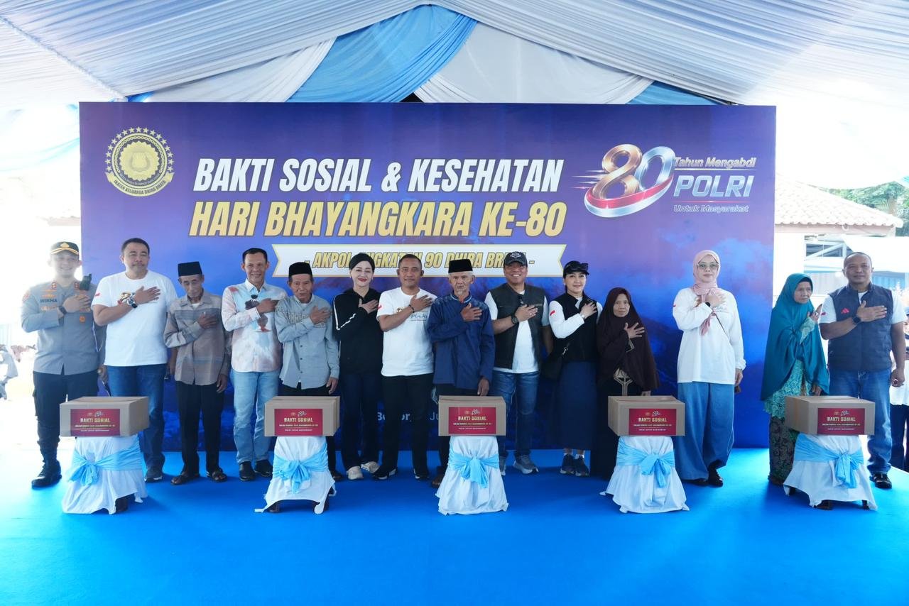 Wakapolri dan Akpol '90 Dhira Brata Gelar Bakti Sosial di Bogor. - thewasesanews.com