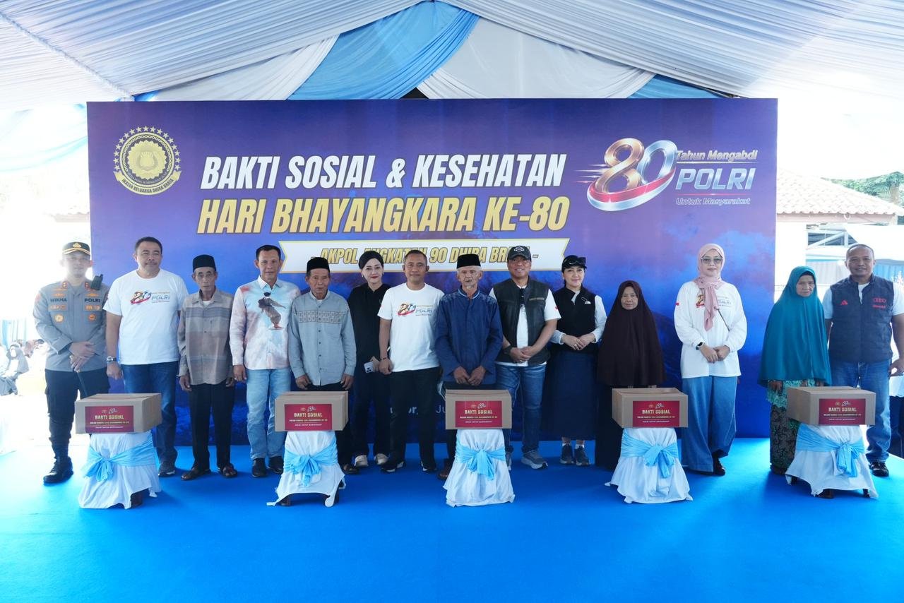 Wakapolri dan Akpol '90 Dhira Brata Gelar Bakti Sosial di Bogor. - thewasesanews.com