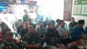 Nonton Bareng Piala Dunia di Koramil Satukan TNI dan Warga. - thewasesanews.com