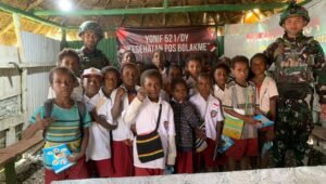 Satgas Yonif 521/DY Gelar Pemeriksaan Kesehatan di Bolakme. - thewasesanews.com